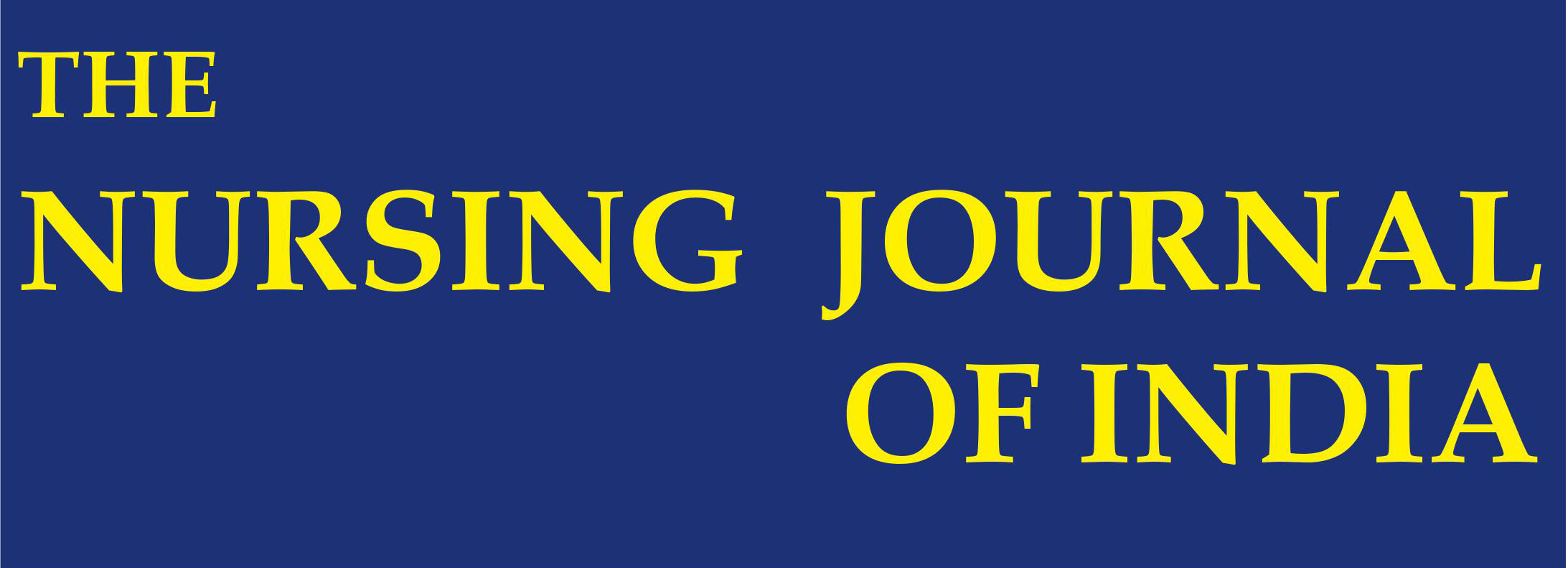 The Nursing Journal of India